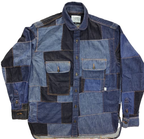 Patchwork Denim shirt – James Darby Clothing