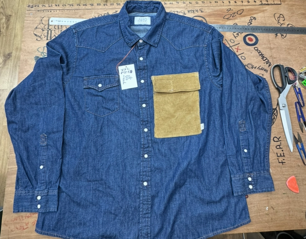 Upcycled Denim Shirt