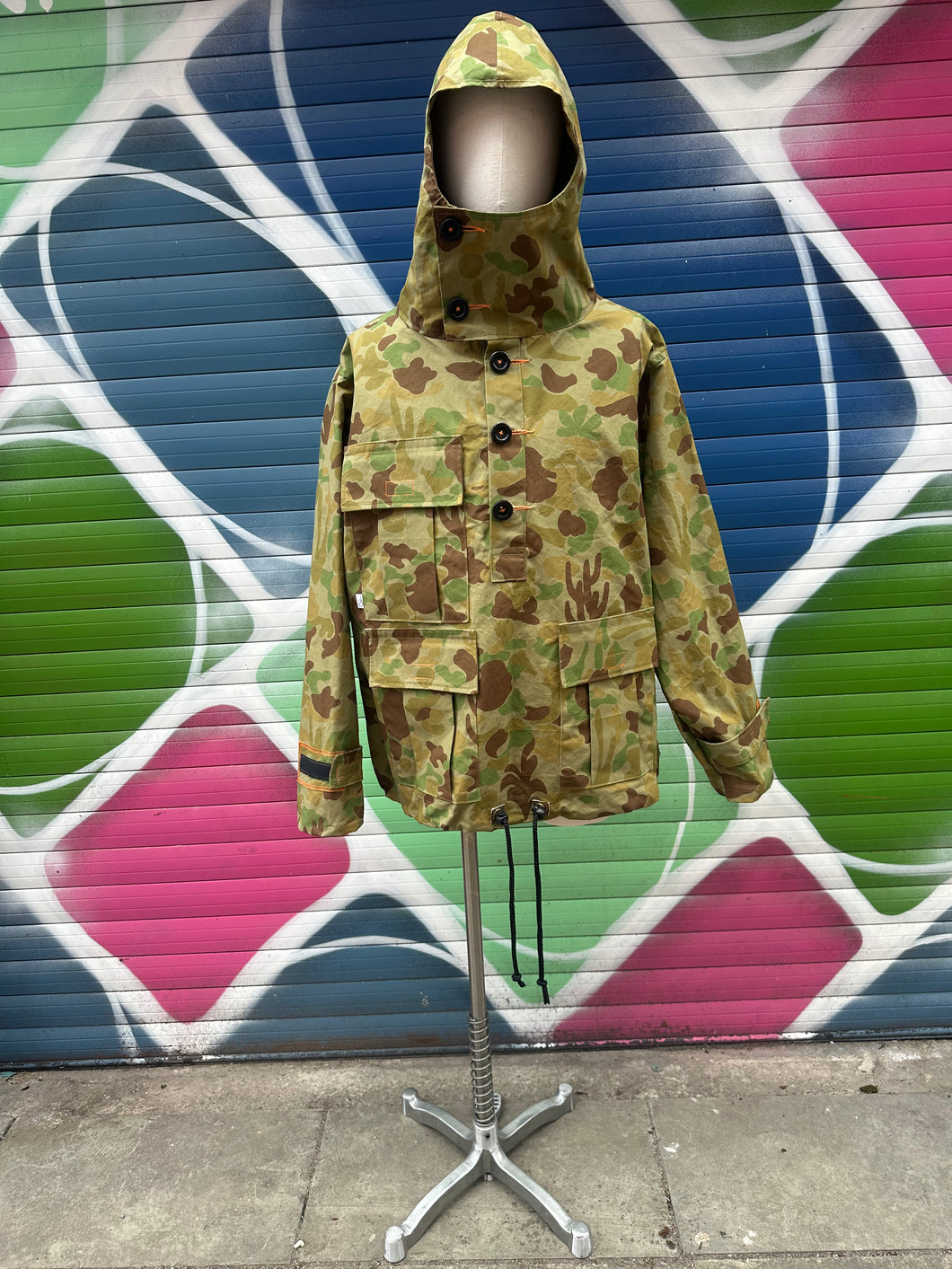 Waxed Camo USN Smock