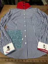 Load image into Gallery viewer, Ladies pinstripe shirt
