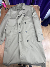 Load image into Gallery viewer, Upcycled Military Trench Coat
