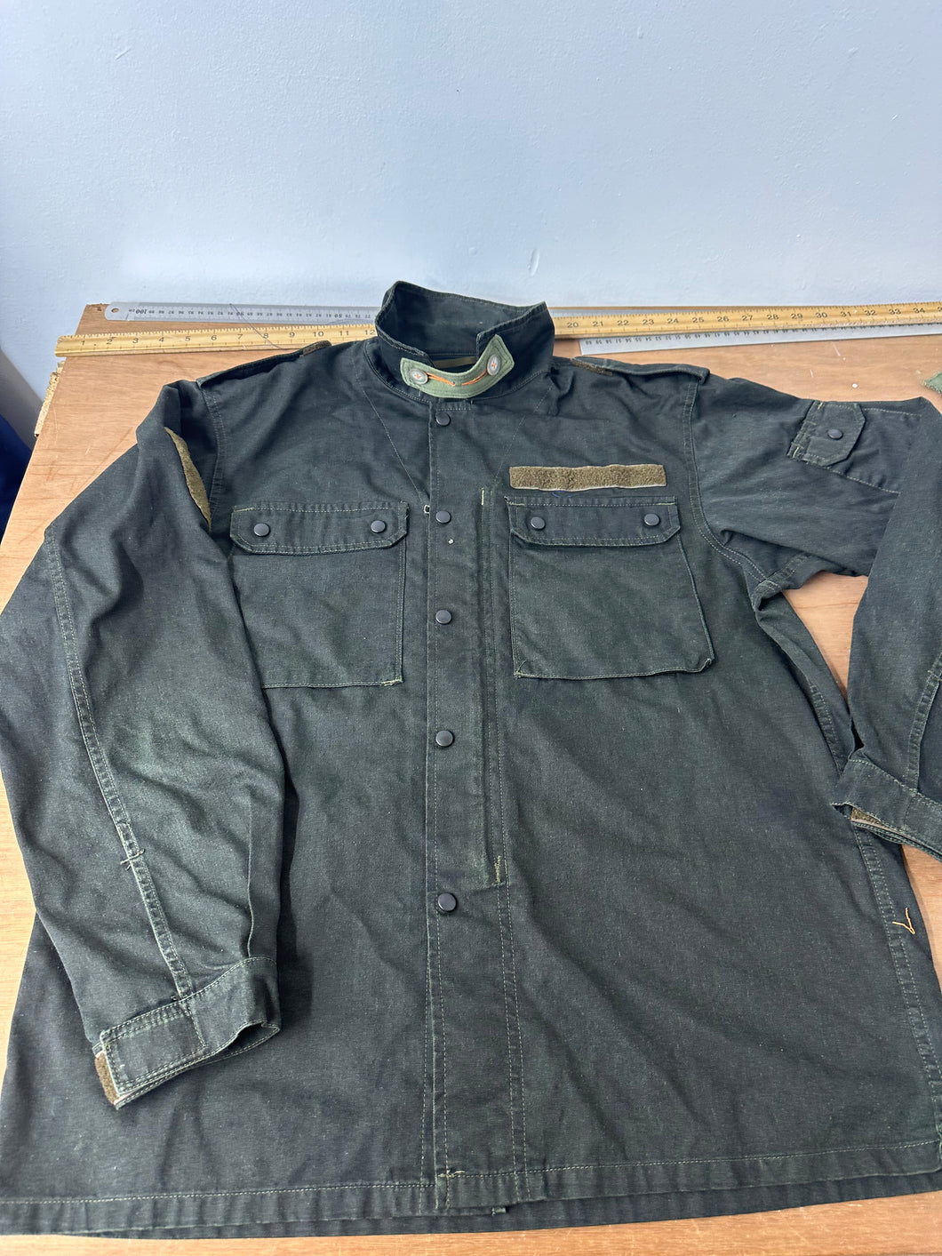 Upcycled Military Shirt