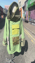 Load and play video in Gallery viewer, Linen Asymmetrical Parka
